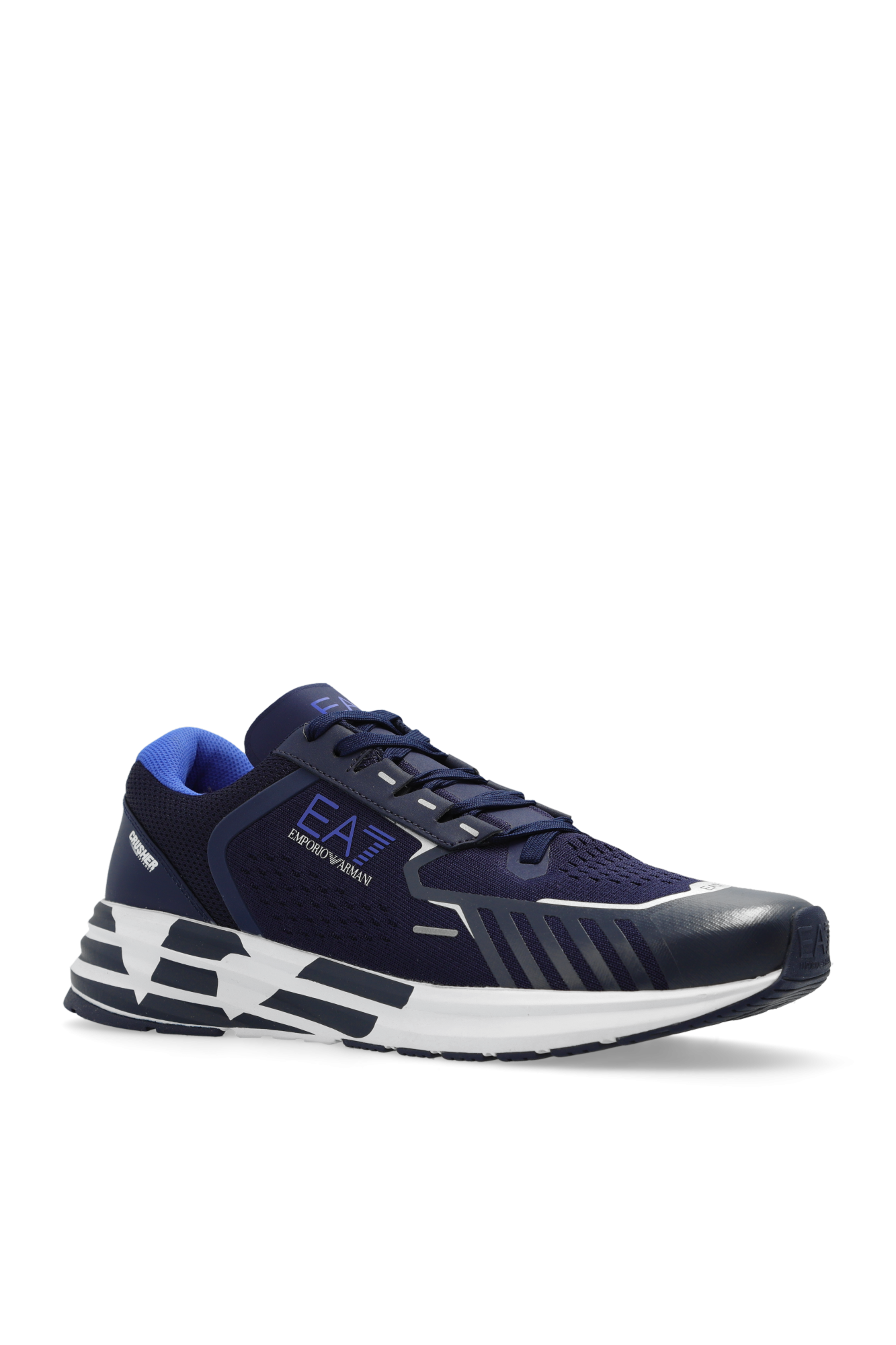 Navy Blue Sneakers With Logo Ea7 Emporio Armani Vitkac Gb 9906